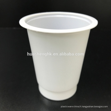 Tasse en plastique jetable en plastique de haute qualité de la qualité 6oz / 180ml pp de logo imprimé par fabricants
